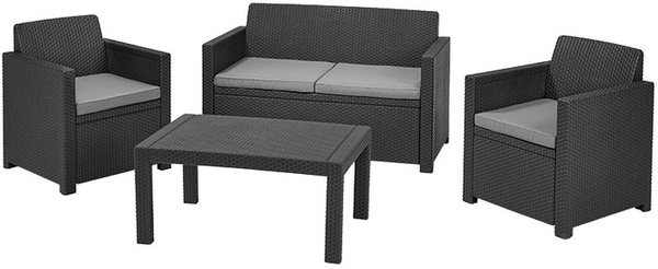 Conjunto Jardin Keter Merano antracita